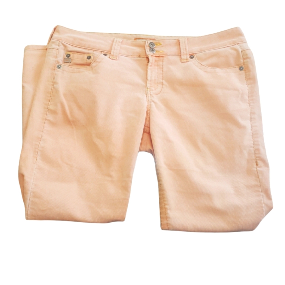 LEI Peach Courdouroy pants sz 17 women's